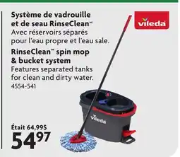 Home Hardware RinseClean spin mop & bucket system offer