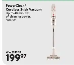 Home Hardware PowerClean Cordless Stick Vacuum offer