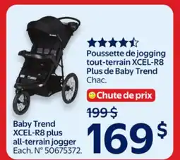 Walmart Baby Trend XCEL-R8 plus all-terrain jogger offer