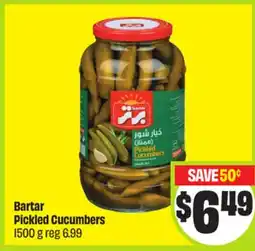 FreshCo Bartar Pickled Cucumbers 1500 g - Ramadan offer