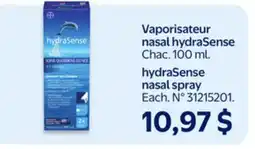 Walmart hydraSense nasal spray offer
