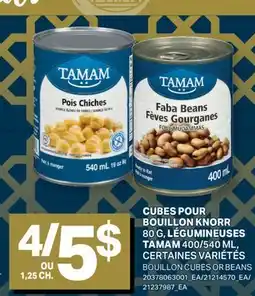 L'Intermarché CUBES POUR BOUILLON 80 G, LÉGUMINEUSES 400/540 ML | BOUILLON CUBES OR BEANS offer