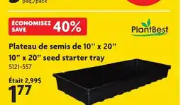Home Hardware 10 x 20 seed starter tray offer