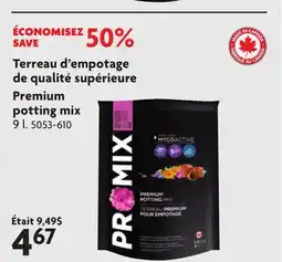 Home Hardware Premium potting mix offer
