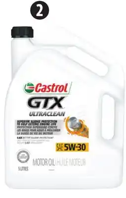 Canadian Tire Castrol GTX Conventional Motor Oil offer