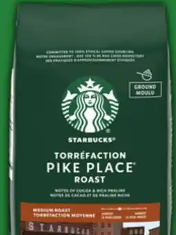 Food Basics STARBUCKS GROUND COFFEE OR COFFEE CAPSULES OR TETLEY ORANGE PEKOE TEA offer
