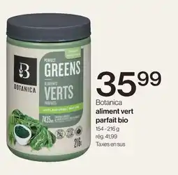 Avril Aliment vert parfait bio offer