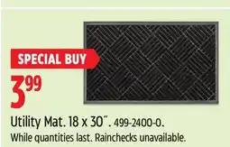Canadian Tire Utility Mat offer