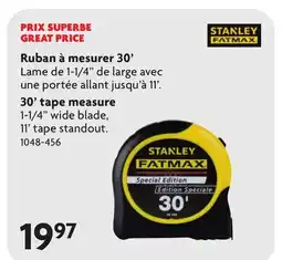 Home Hardware 30' tape measure offer