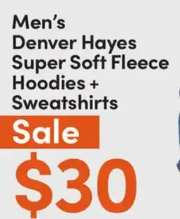 Mark's Men's Super Soft Fleece Hoodies + Sweatshirts offer
