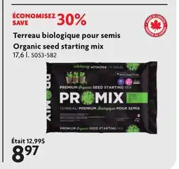 Home Hardware Organic seed starting mix offer
