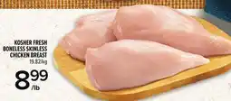 Metro KOSHER FRESH BONELESS SKINLESS CHICKEN BREAST offer