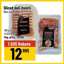 Mayrand Sliced deli meats offer