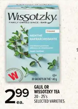 Metro GALIL OR WISSOTZKY TEA offer