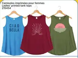Rossy Ladies' printed tank tops offer