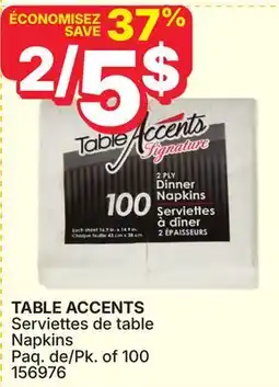 Rossy TABLE ACCENTS Napkins offer