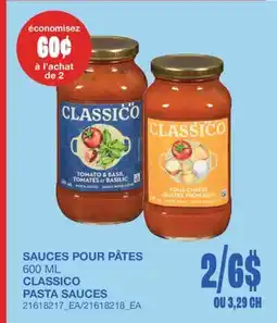 Wholesale Club SAUCES POUR PÂTES offer