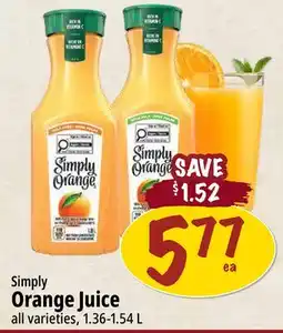 Farm Boy Simply Orange Juice offer
