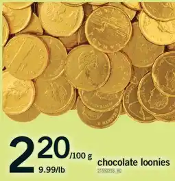Fortinos CHOCOLATE LOONIES offer