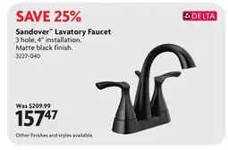 Home Hardware Sandover Lavatory Faucet offer