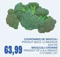 Wholesale Club COURONNES DE BROCOLI offer