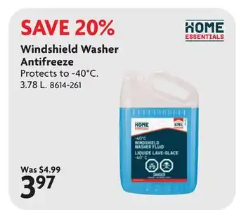 Home Hardware Windshield Washer Antifreeze offer