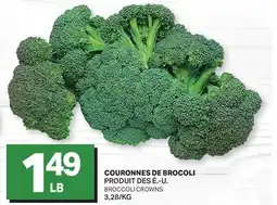 L'Intermarché COURONNES DE BROCOLI | BROCCOLI CROWNS offer