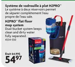 Home Hardware H2PRO flat floor mop system offer