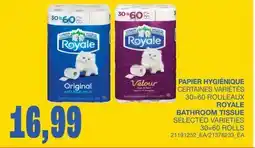 Wholesale Club PAPIER HYGIÉNIQUE, 30=60 ROULEAUX offer