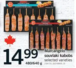Fortinos MARCANGELO SOUVLAKI KABOBS, 480/640 G offer