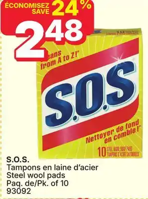 Rossy S.O.S. Steel wool pads offer