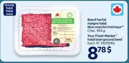 Walmart Your Fresh Market halal lean ground beef offer