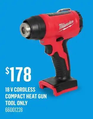 Canac 18 V Cordless Compact Heat Gun Tool Only offer