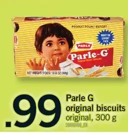 Fortinos PARLE G ORIGINAL BISCUITS offer