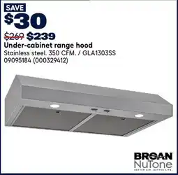 RONA BROAN Under-cabinet range hood offer