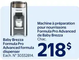 Walmart Baby Brezza Formula Pro Advanced formula dispenser offer