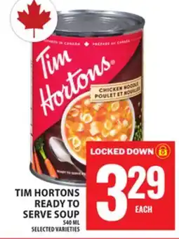 Food Basics TIM HORTONS READY TO SERVE SOUP offer
