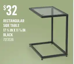 Canac Rectangular Side Table 17 3/4 in x 11 7/8 in offer