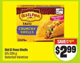 FreshCo Old El Paso Shells 125-334 g Selected Varieties offer