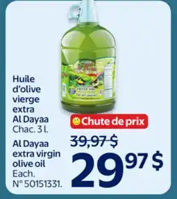 Walmart Al Dayaa extra virgin olive oil offer