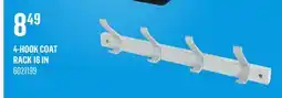 Canac 4-Hook Coat Rack 16in offer
