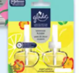 Walmart Glade 3-wick or 2-pack candles or Plugins scented oil refills 2-pack offer
