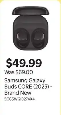 Walmart Samsung Galaxy Buds CORE (2025) - Brand New offer