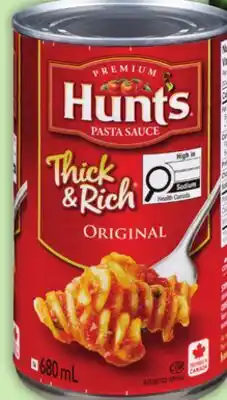 Food Basics HUNT'S TOMATO SAUCE OR MANWICH offer