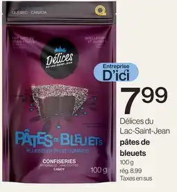 Avril Pâtes de bleuets offer
