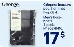 Walmart Men's boxer briefs offer