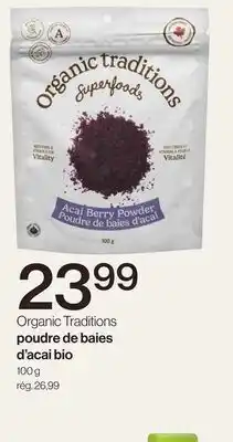 Avril Poudre de baies d'acai bio offer
