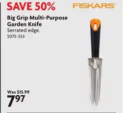 Home Hardware Big Grip Multi-Purpose Garden Knife offer