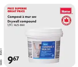 Home Hardware Drywall compound offer