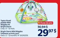Walmart Bright Starts Wild Wiggles foldaway activity gym offer
